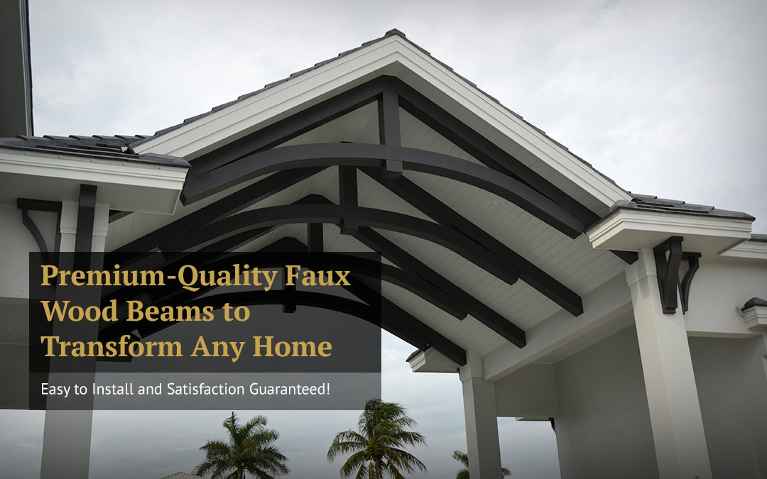 Premium-Quality Faux Wood Beams to Transform Any Home: Easy to Install and Satisfaction Guaranteed!