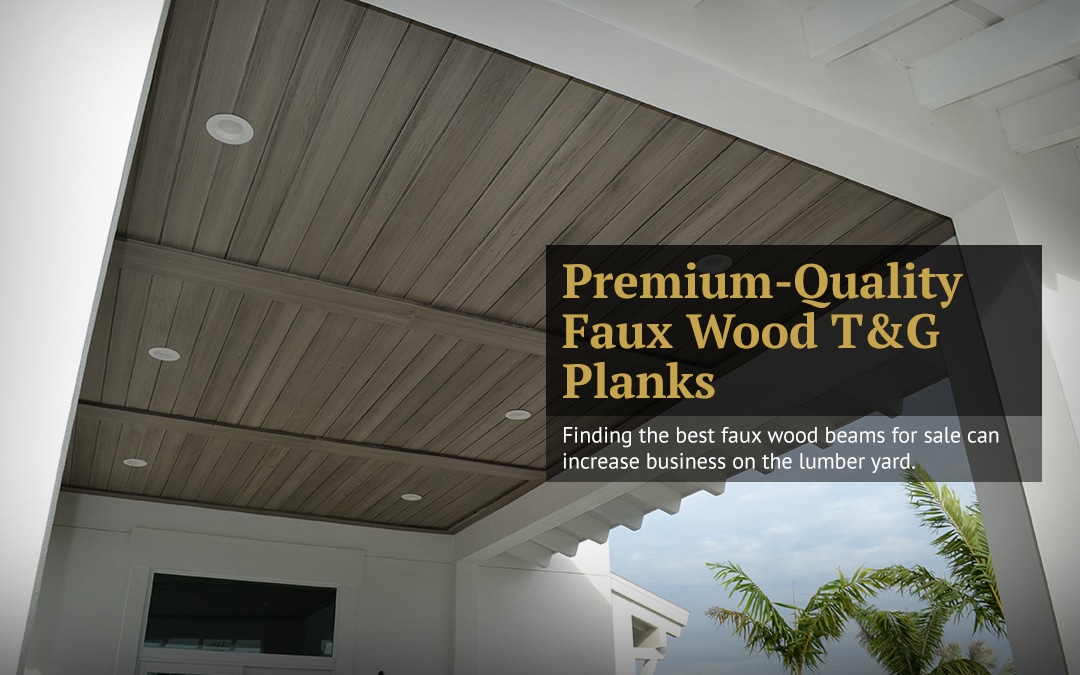 Premium-Quality Faux Wood T&G Planks