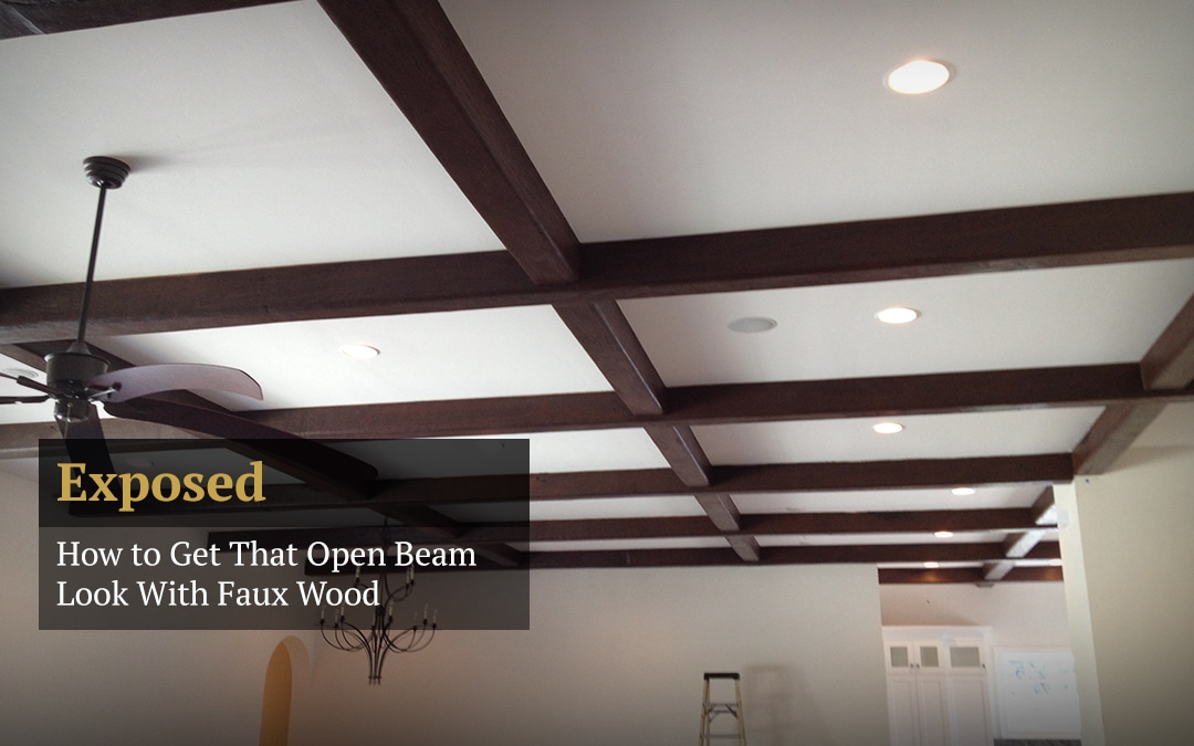 Exposed: How to Get That Open Beam Look With Faux Wood