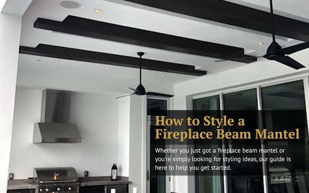 How to Style a Fireplace Beam Mantel