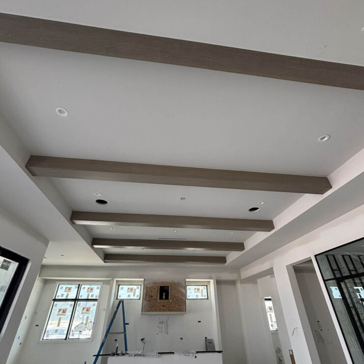 Beam install in Naples home