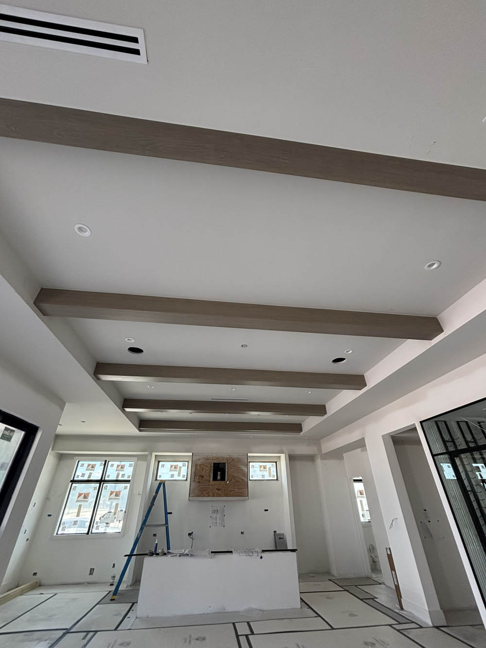 Beam install in Naples home